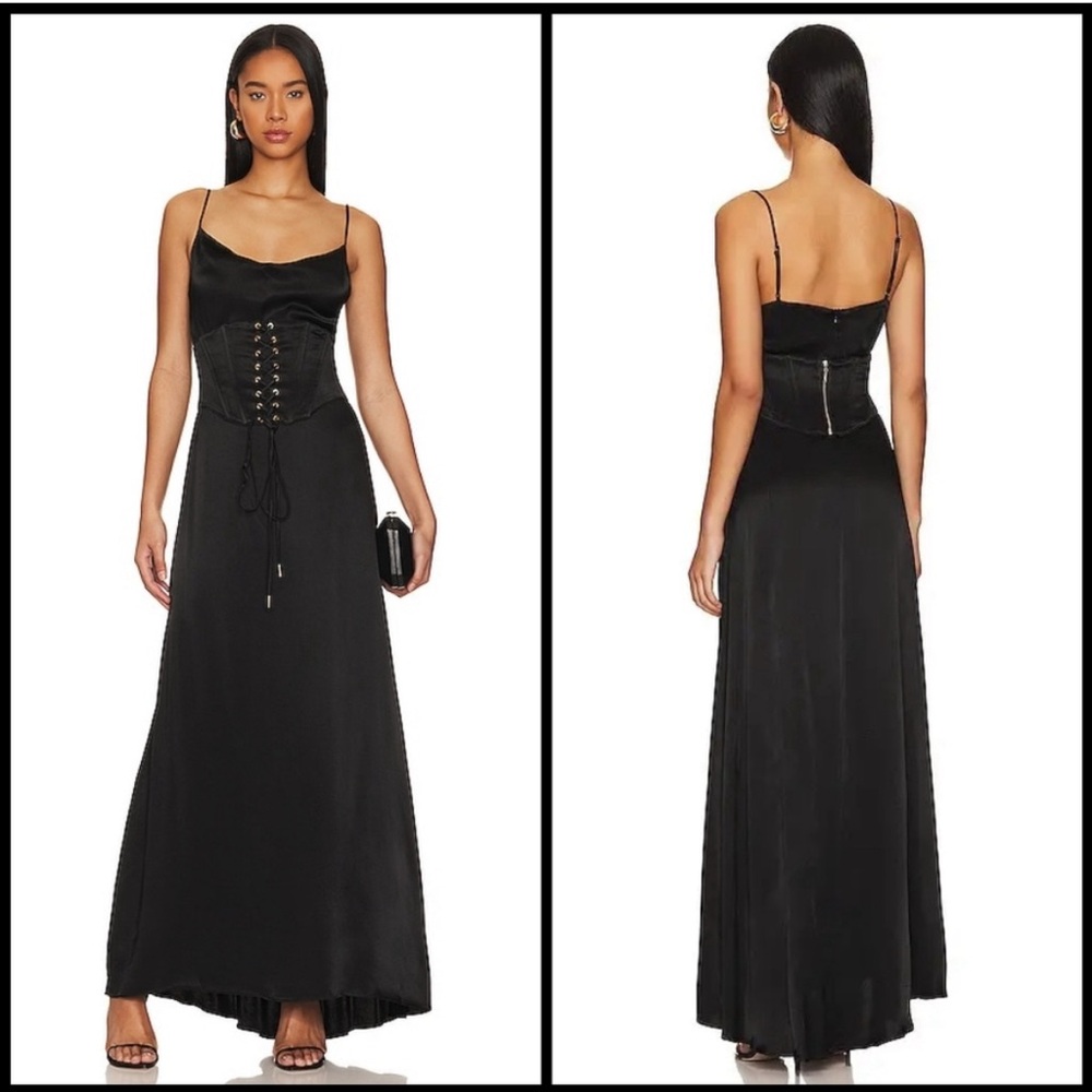 NWT Revolve X Elliatt Talia Gown in Black